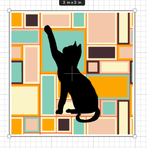 Stickers: Onyx The Cat "Reaching"