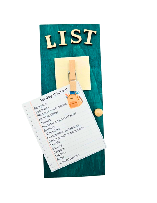 Tiny Note / List Door Maker Kit