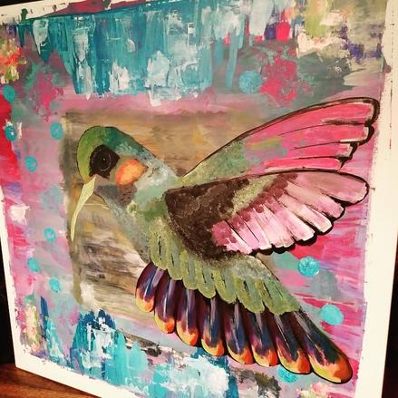 Wed. October 4, 2023 Coffee and Canvas Acrylic Painting Class (AM Class Only)