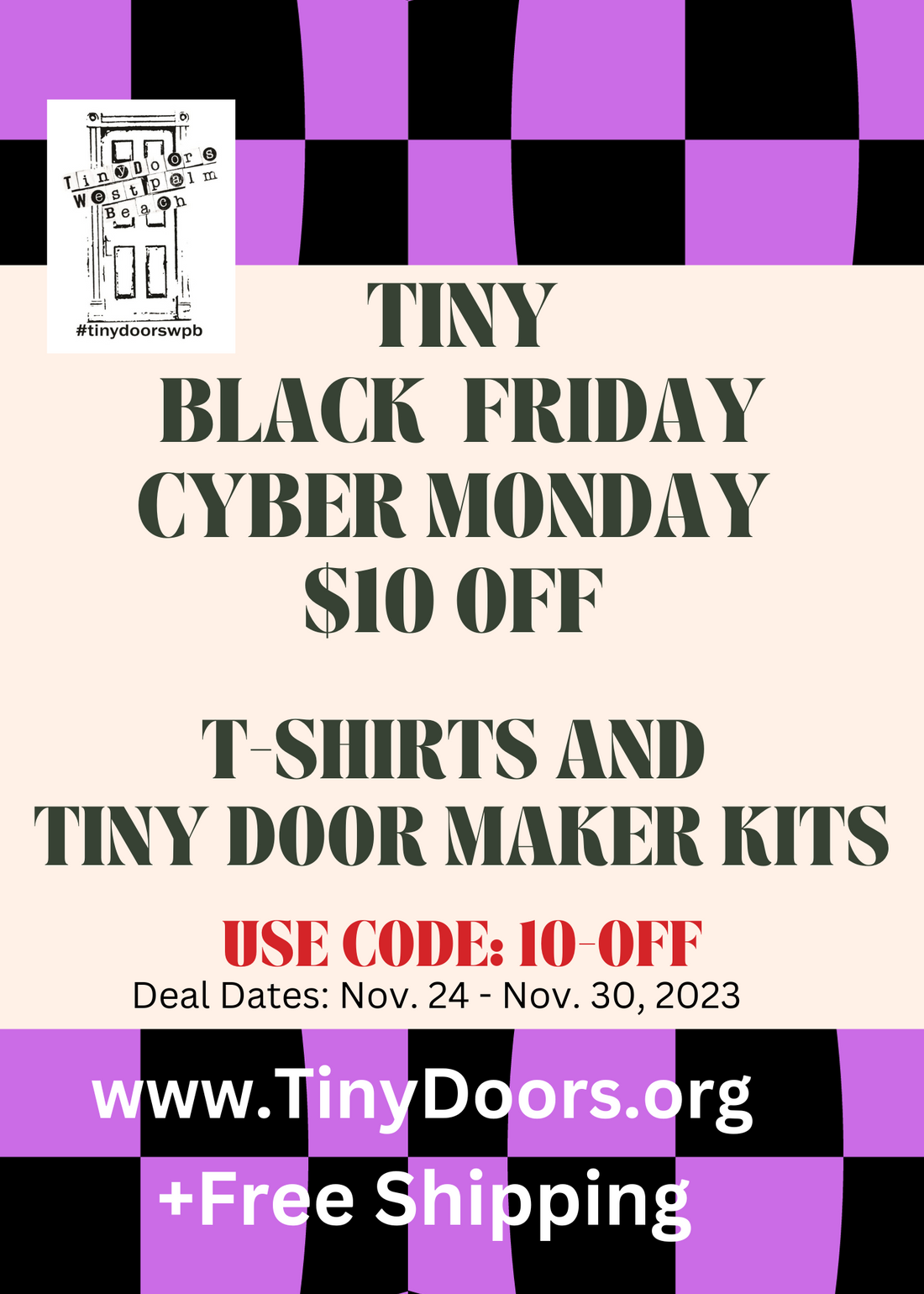 Tiny Black Friday / Small Business Saturday / Cyber Monday