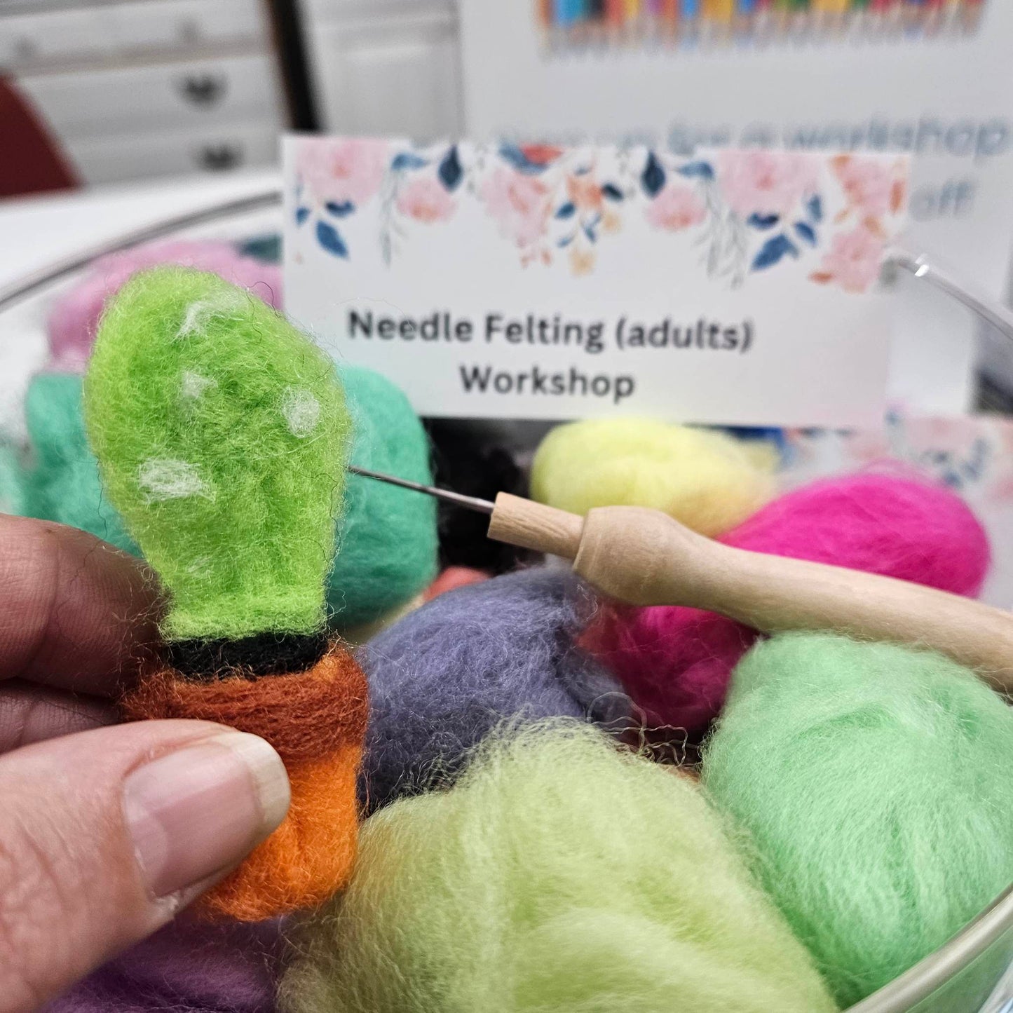 Needle Felting Party (March 2024 Dates) (Adults Only)