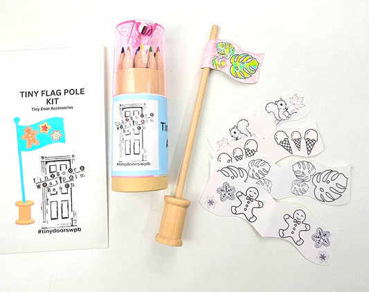 Tiny Doors Flag Pole Kit