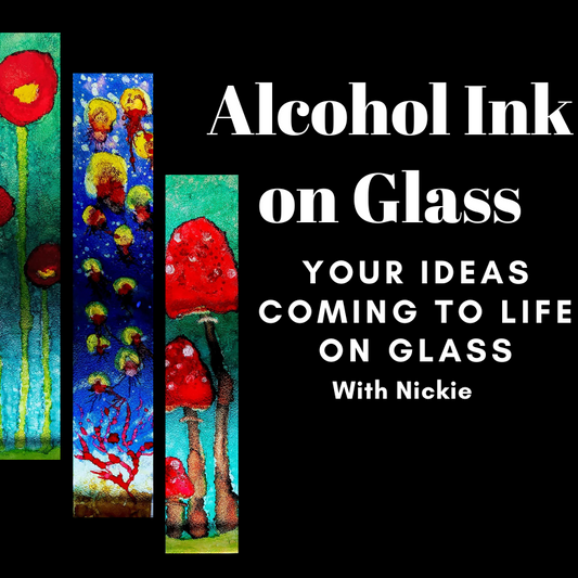 Alcohol Ink on Glass Class Painting Party (March 2024 Dates)