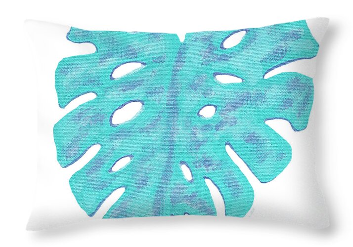 Sully Monstera - Throw Pillow