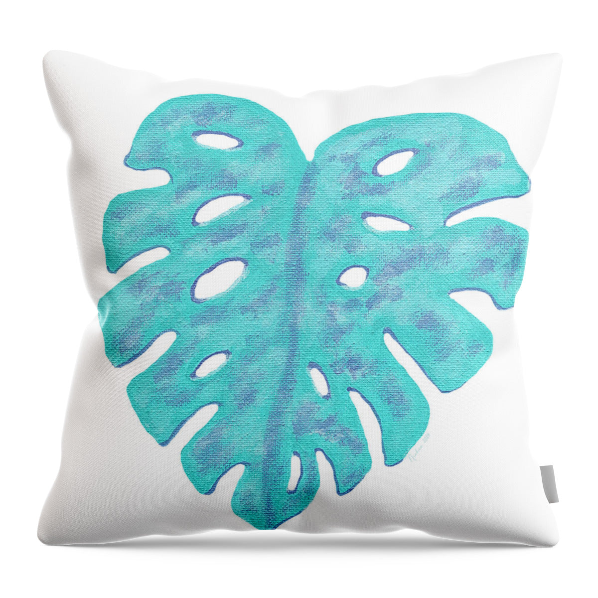 Sully Monstera - Throw Pillow