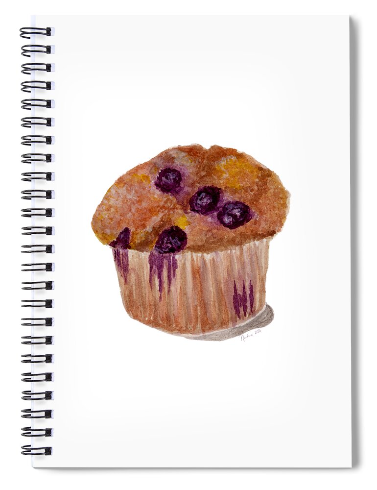 Blueberry Muffin - Spiral Notebook