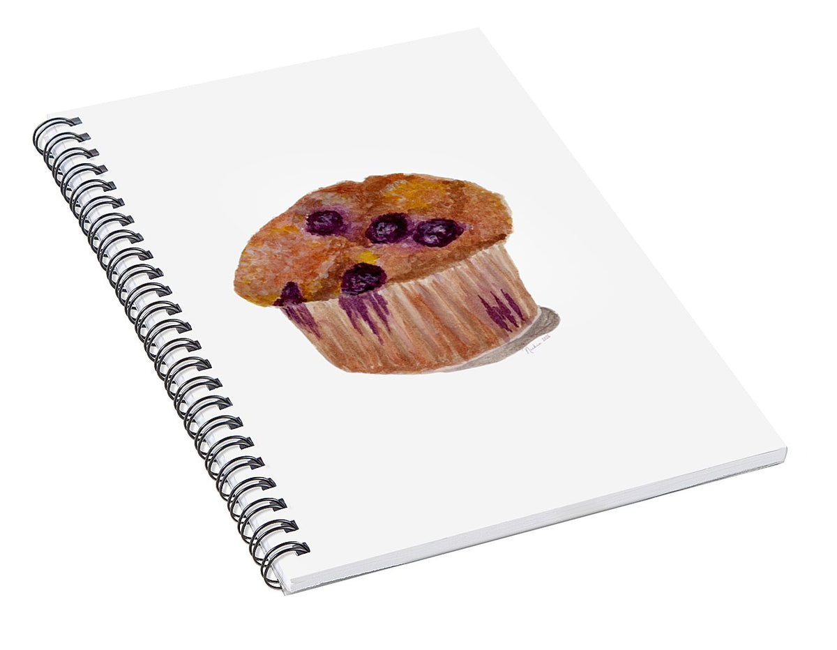 Blueberry Muffin - Spiral Notebook