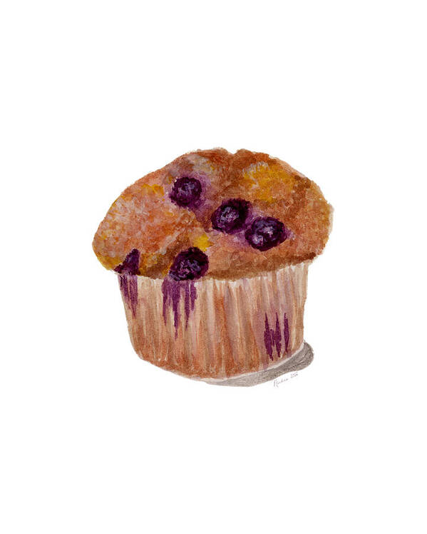 Blueberry Muffin - Art Print